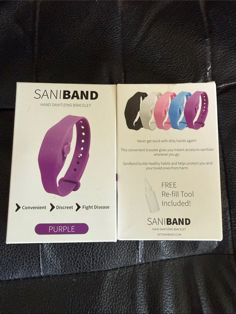 Purple Kids Hand Sanitizing Bracelet price for 2